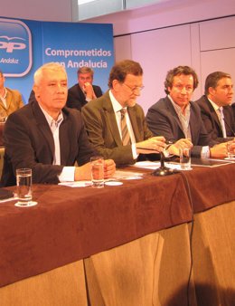 Rajoy Y Arenas En El Comité Ejecutivo Del PP-A 