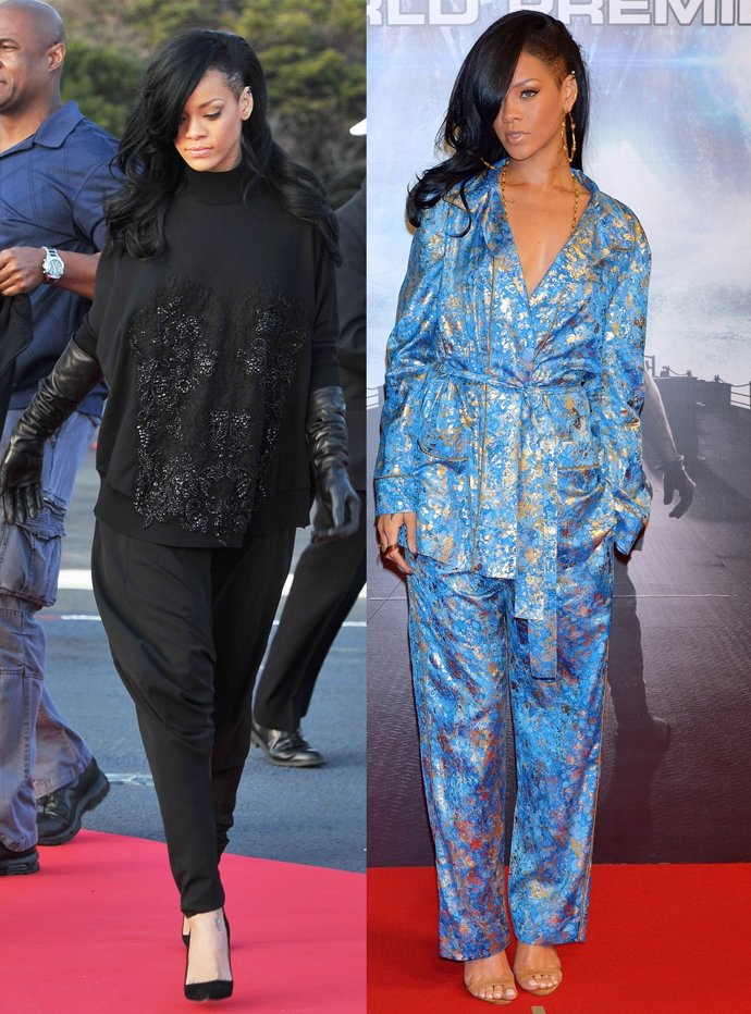 Montaje De Rihanna En La Promoción De 'Battleship' 