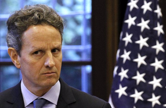 El Secretario Del Tesoro De Estados Unidos, Timothy Geithner