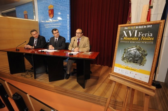 Presentación De La XVI Feria De Minerales Y Fósiles De La Sierra Minera