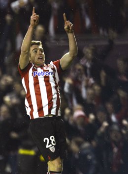 Ibai Gómez Celebra El Primer Gol Del Athletic