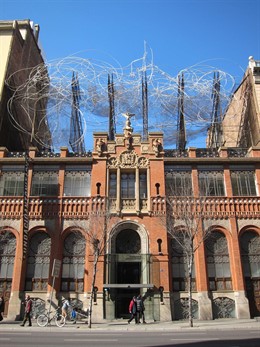 El Edificio De La Fundació Tàpies En Barcelona