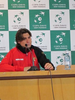 David Ferrer En Rueda De Prensa