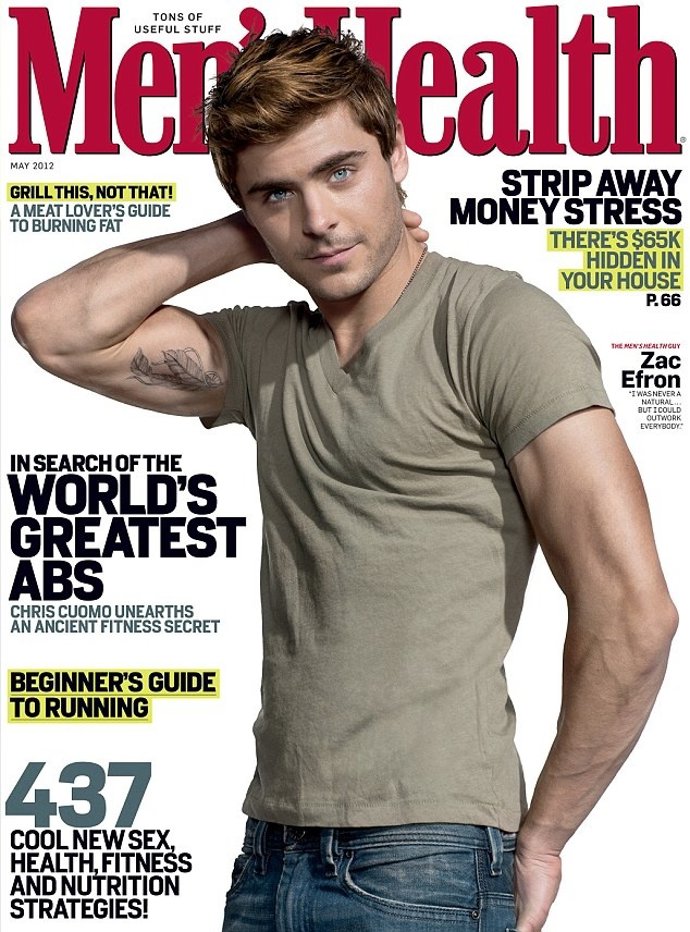 Zac Efron Para Men's Health