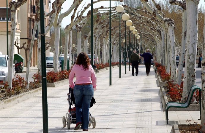 Ejea,  paseo constitucion