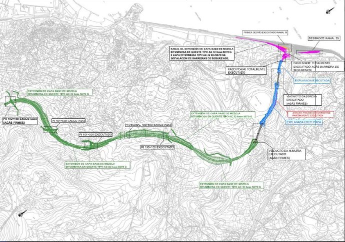 Plano De La Variante De Marín