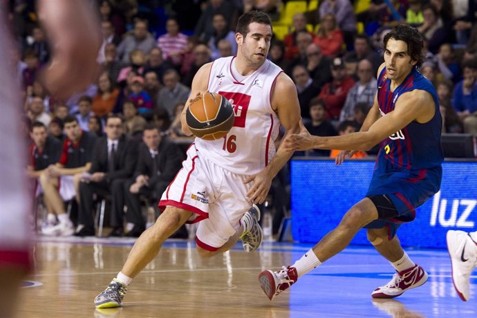 Carlos Cabezas Y Víctor Sada, FC Barcelona Regal - CAI Zaragoza (Baloncesto)
