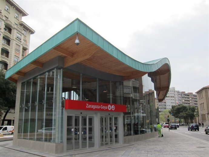 Fachada Estación Cercanías Goya Zaragoza