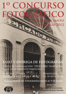Cartel Del Concurso Fotográfico Del Mercado De Santo Domingo.