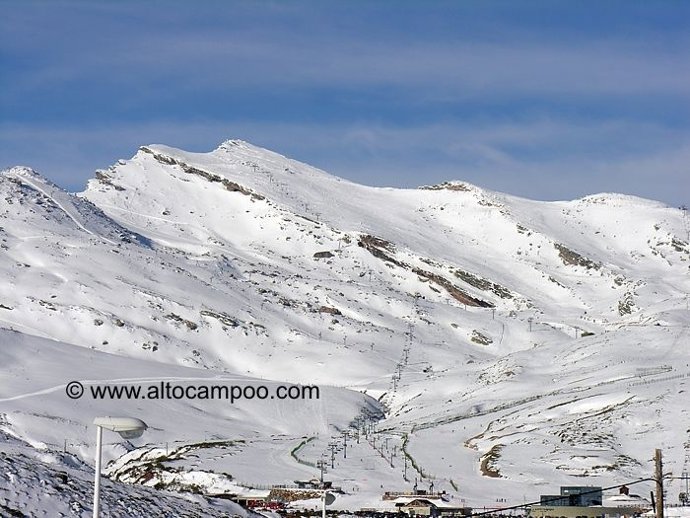 Estación De Esquí De Alto Campoo, En Cantabria 