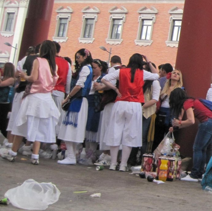 Murcianos Celebrando El Bando De La Huerta