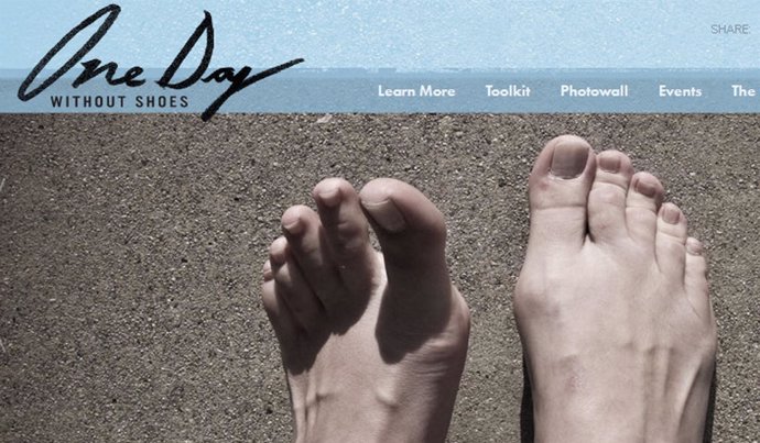 One Day Without Shoes De Toms 