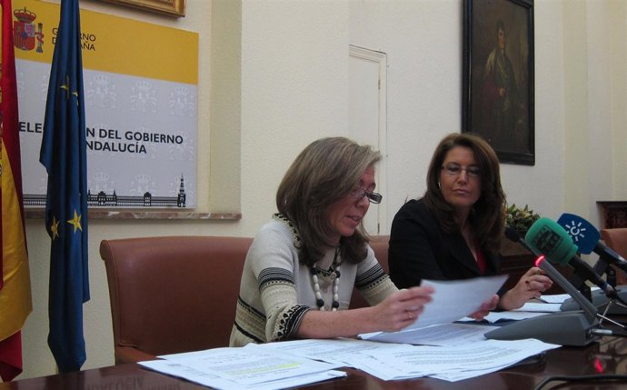 Felisa Panadero Y Carmen Crespo, Hoy En Sevilla.