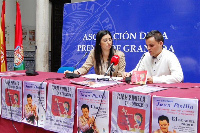 El Cantaor Juan Pinilla En Rueda De Prensa