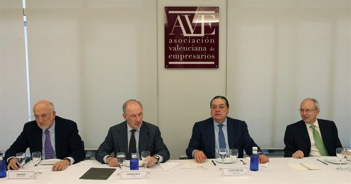 Rodrigo Rato con la Junta Directiva de AVE