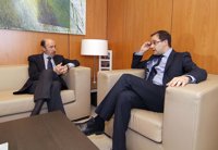 Rubalcaba se compromete con Luena a visitar en mayo La Rioja para conocer la situación económica de la región