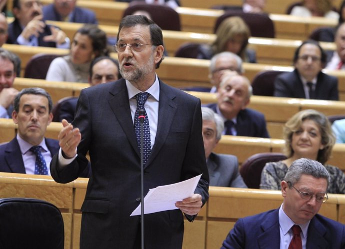  , Mariano Rajoy, En El Senado