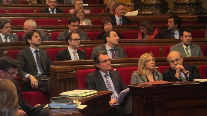 Pleno Del Parlament, Con Artur Mas