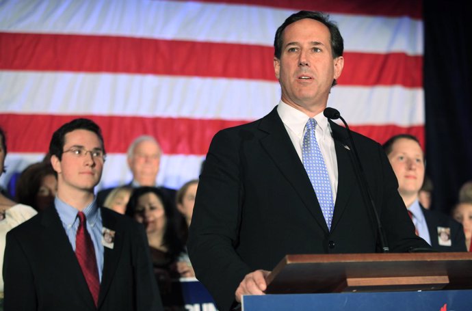 El Exsenador Republicano Rick Santorum 