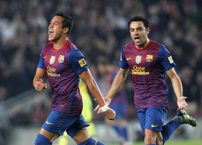 Alexis Celebra Uno De Sus Goles Ante El Getafe