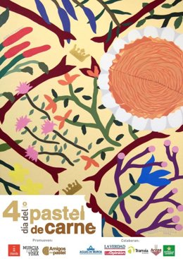 Cartel Del Día Del Pastel De Carne