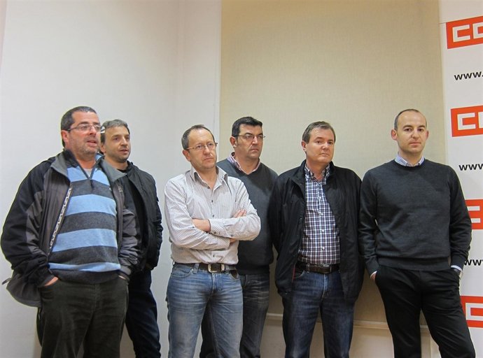 Miembros Del Comité De Empresa De Inasa De Irurtzun.