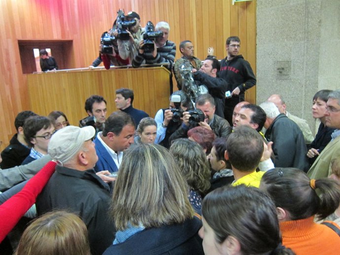Foto Protesta Preferentes En El Parlamento