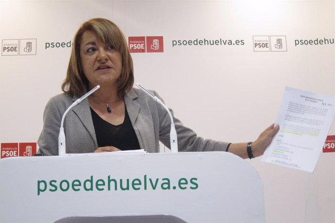 La Vicesecretaria General Del PSOE De Huelva, Antonia Moro.