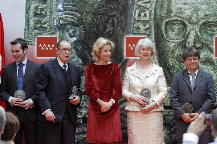 Aguirre Durante La Entrega De Premios