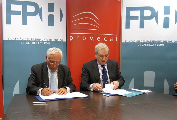 Atilano Soto (I) Y Antonio Miguel Méndez Pozo (D) Firman Un Convenio