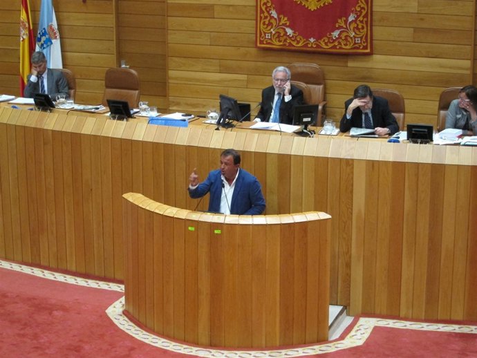 El conselleiro Javier Guerra interviene en pleno sobre Navantia