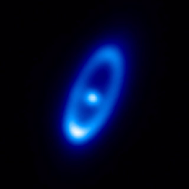 Cinturón De Polvo De La Estrela Fomhaul Por Herschel