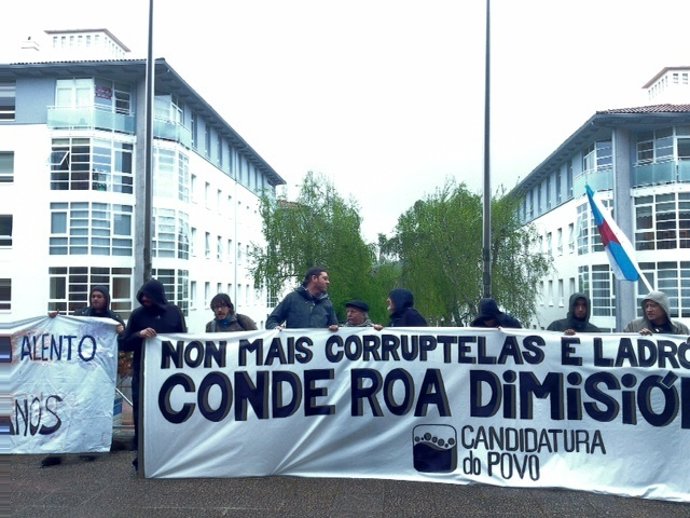 Concentración Ante Juzgado Contra Conde Roa