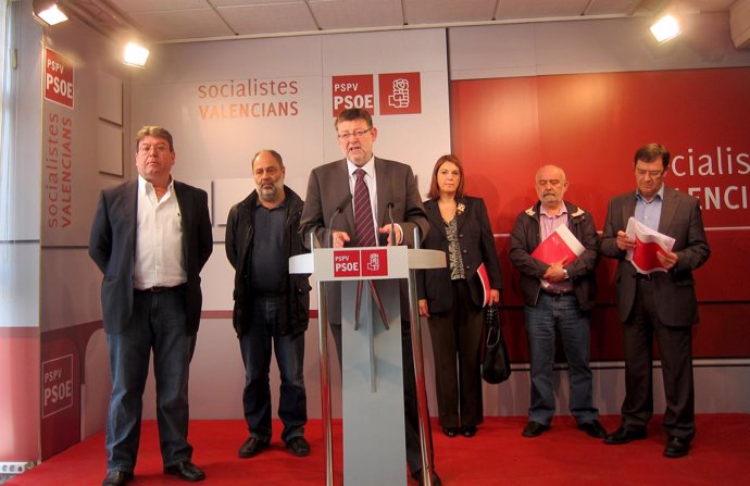 Ximo Puig Con Representantes Sindicales