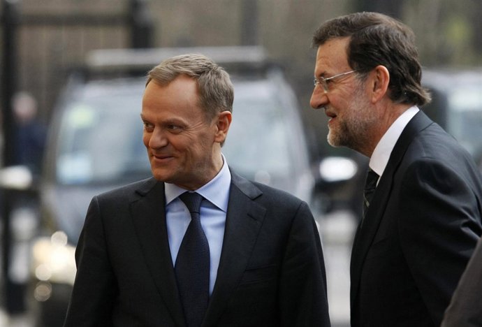 Presidente Del Gobierno, Mariano Rajoy, Y Su Homólogo Polaco