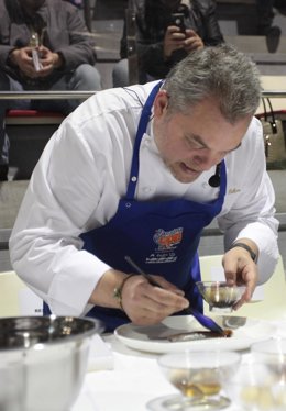El Chef  Xavier Pellicer En La Presentación De La IV Edición Tarragona Dtapes