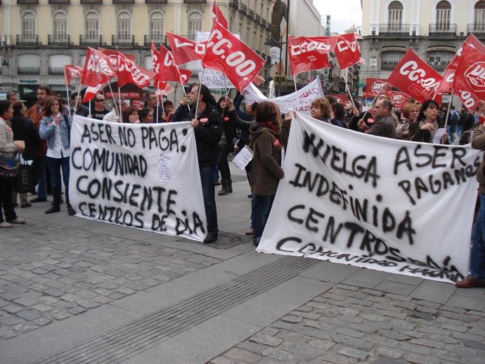 Concentración De Trabajadores De ASER