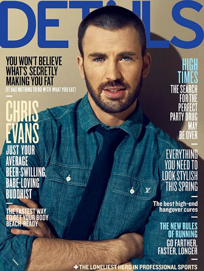 Chris Evans, Portada De La Revista 'Details'