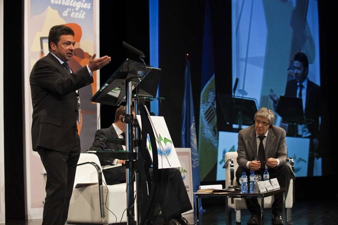 Martí Rafel Durante Su Intervención En El Congreso Sobre Turismo