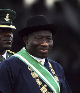 El Presidente De Nigeria, Goodluck Jonathan