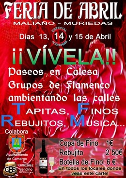 Cartel Feria De Abril En Camargo 