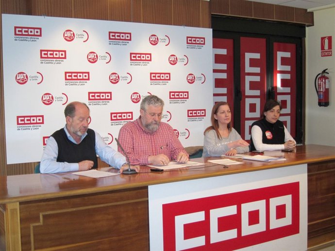 Rueda De Prensa De CC.OO. Y UGT