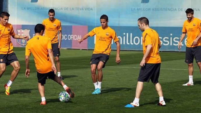 Entrenamiento Del FC Barcelona