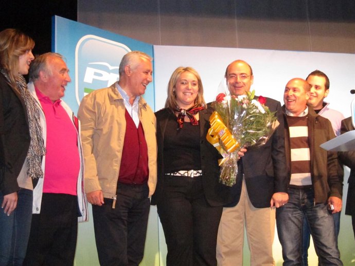 El Presidente Del PP-A, Javier Arenas,