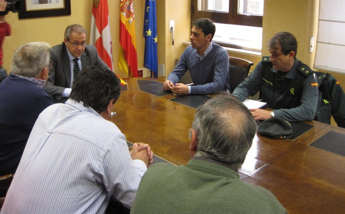 Reunión Del Subdelegado En Valladolid Con OPA Y Guardia Civil