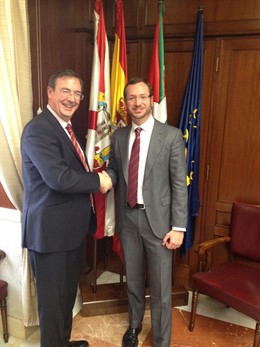 Javier Maroto Y El Diputado De Hacienda De La Diputación, José Zurita.