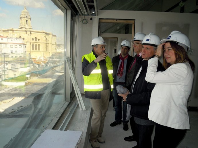 Hernández Mollar Y Plata Visitan Las Obras De La Aduana