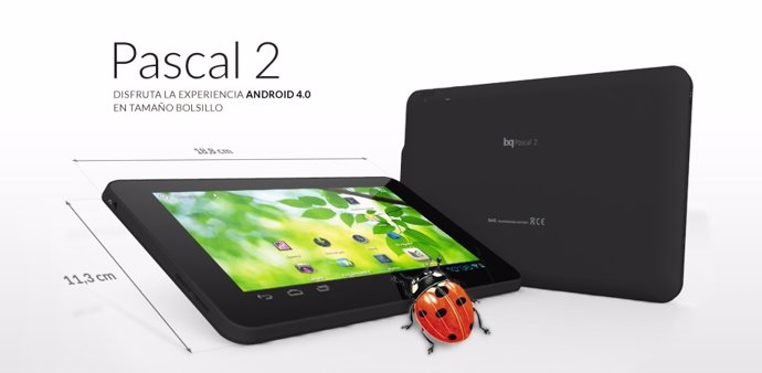 Bq Pascal 2, Un 'Tablet' Con Android 4.0 Ice Cream Sandwich