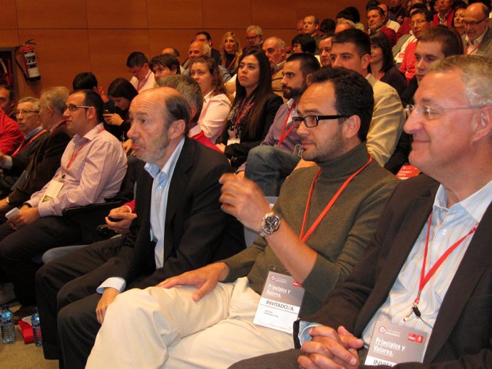 Rubalcaba En El XII Congreso Autonómico Del PSOE De Cyl