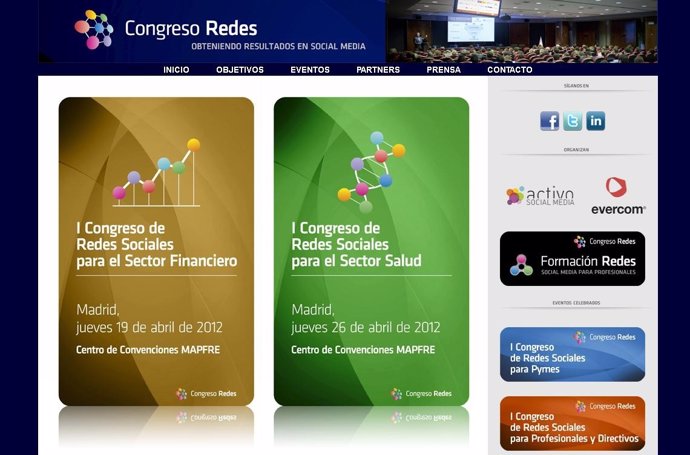 Página Web De Congreso De Redes 
